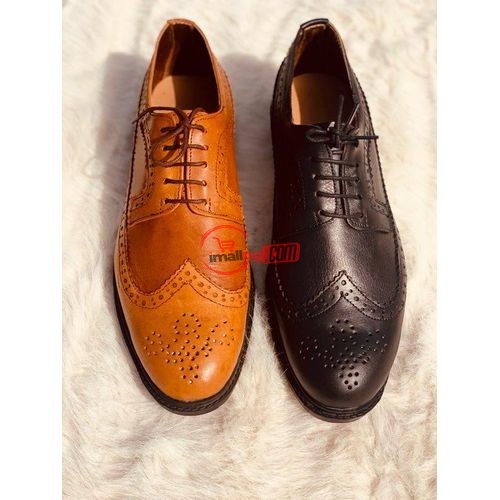 Brown Leather Lace Shoe