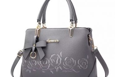 Ladies Portable ShoulderHand Bag-Black.