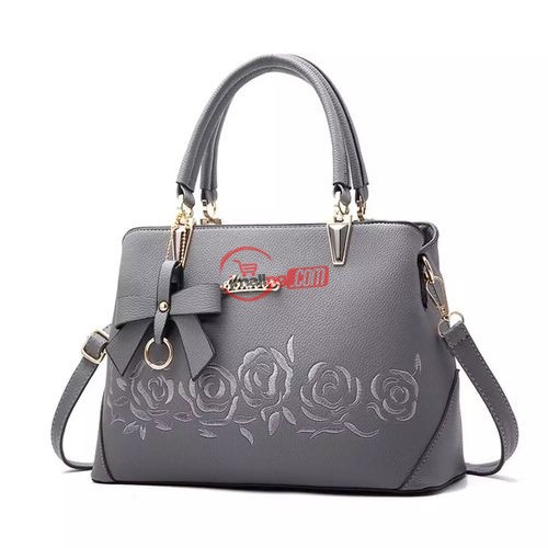 Ladies Portable ShoulderHand Bag-Black.