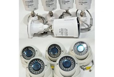 UK CHLORIDE CCTV Out Door Bullet Camera 3.6mm & Digital Indoor 2MP Camera 2.8-12mm Adjustable Lens. 10 Pieces