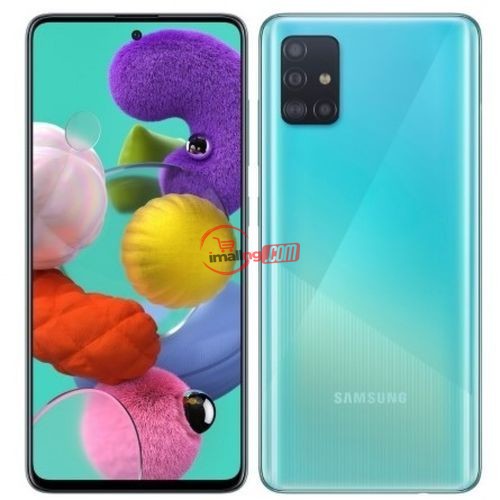 Samsung Galaxy A51 (6.5'', Android 10.0, 128GB/4GB, Quad Camera:48MP+12MP+5MP+5MP. Selfie 32MP, 4000mAh, 4G)-Prism Crush Blue