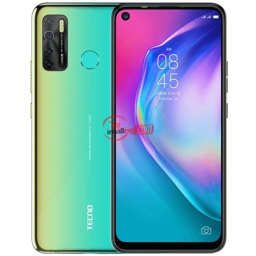 Tecno Camon 15 (CD7) 6.6" HD+ 4GB RAM+64GB ROM, Android Q(10), 48MP Quad Rear Camera, 5000mAh, 4G, Fingerprint Face ID – Gold