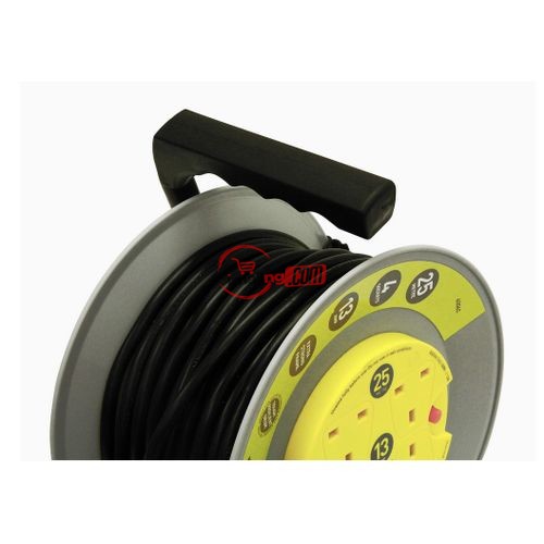 Rolson Extension Cable Reel – 4mm By 25 Metres 100% Pure Copper