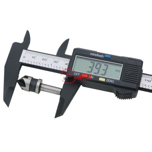 HIREED 6 Inch 100mm 150 Mm Vernier Digital Electronic Caliper Ruler Carbon Fiber Composite Tester  N7000