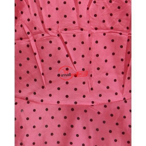 Poka Dot Print Coordinate Night Wear – Pink