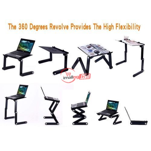 Laptop Desk, Adjustable Folding, Ultrabook, Netbook, Tablet