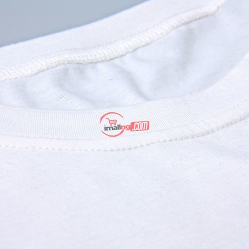 Pocket SMILEY White Polo Tshirt ROUNDneck