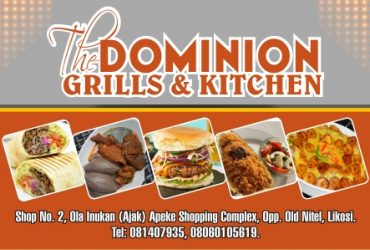 Dominion grills and kitchen.