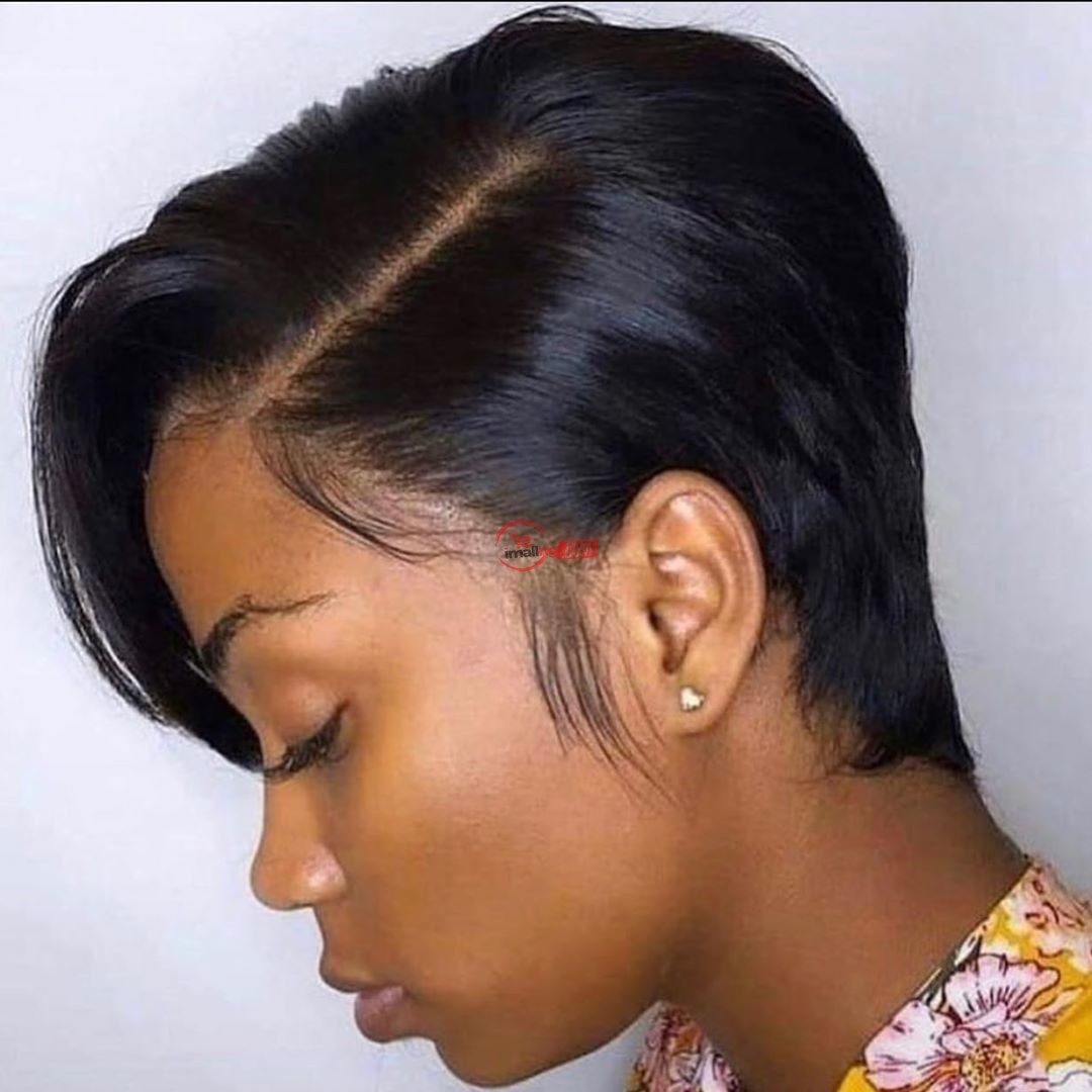 Short human hair