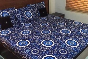 Royal blue duvet