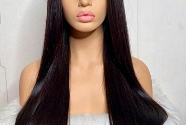 22"straight hair wig