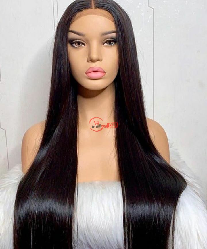 22"straight hair wig