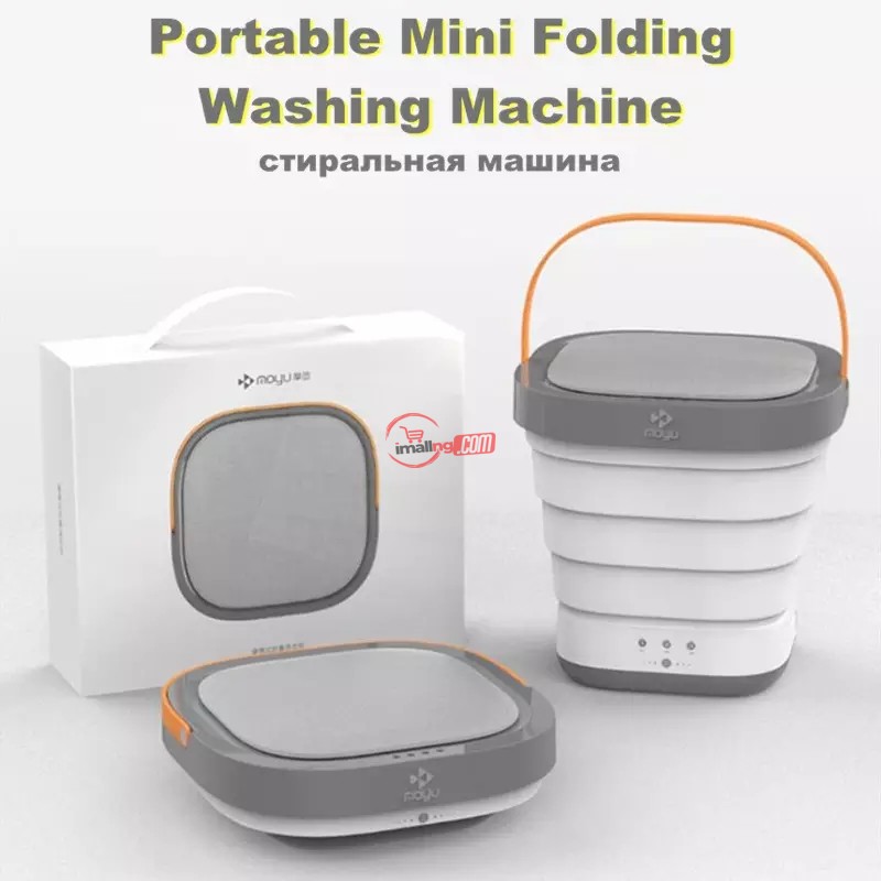 Portable mini folding washing machine