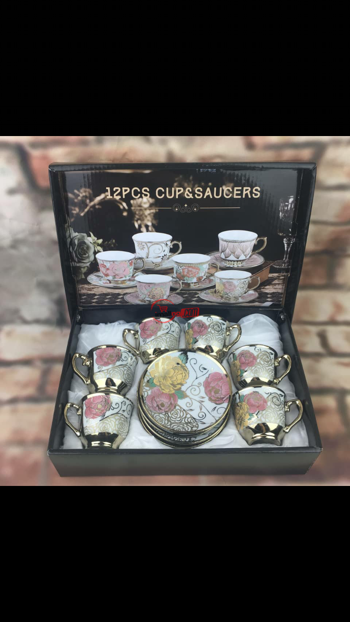 12 PCs cups and saucers