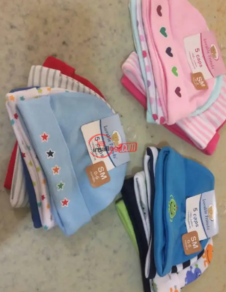 Lovable Friends Baby Cap Set (2,000)