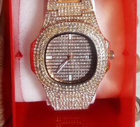 Diamond Stoned Luxury Wrist Watch (Promo Price)