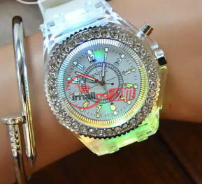 Luminous Watch Women LED Analog Watch Waterproof 30m Co