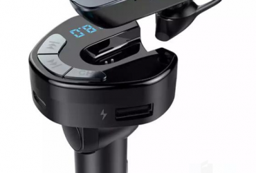 Car FM Transmitter Bluetooth Player With Bluetooth Headset