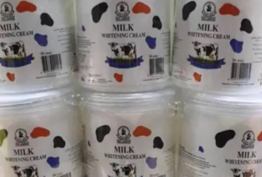 Milk whitening cream