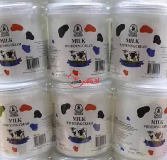 Milk whitening cream