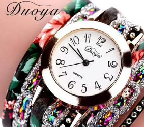 New Watches Women Flower Popular Quartz Watch Casual Bracelet