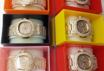 Diamond Stoned Luxury Wrist Watch