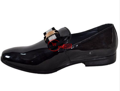 Depally Milan Patterned Dress Shoe – Black