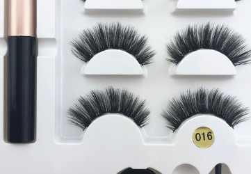 Magnetic False Eyelashes Set With Applicator Eyelashes