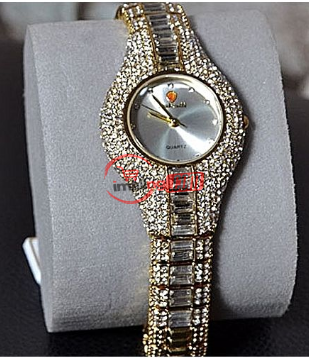 Silver And Gold Female Wrist Watch