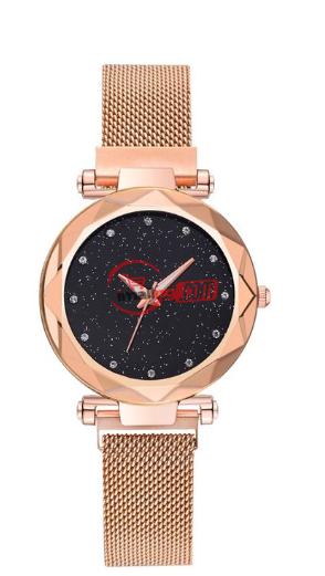 Women's Mesh Magnet Buckle Quartz Watch