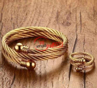 Women's Fashion Adjustable Bracelet And Ring Set