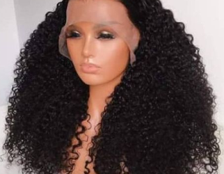 Human Hair Curly Luxury Hair With A Frontal