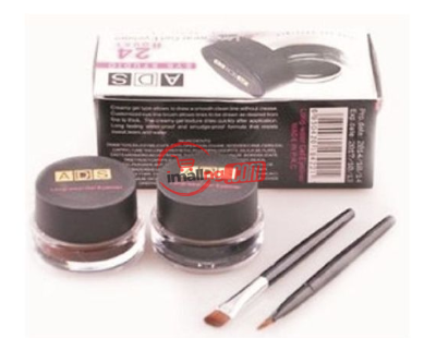 Waterproof Gel Eye Liner And Brow Filler (black & Brown)