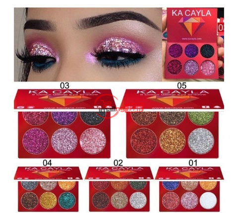 Shining Eyeshadow Palette Eye Makeup Glitter Eye-shadow