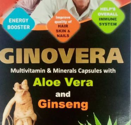 SoftHealth Ginovera Multivitamin & Mineral Capsules Aloevera & Ginseng