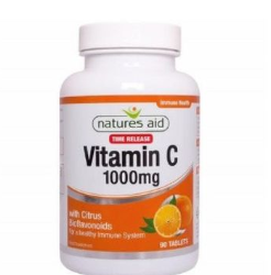 Natures Aid Vitamin C 1000mg 90 Tablets Time Release