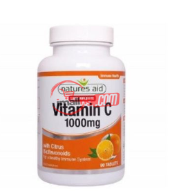 Natures Aid Vitamin C 1000mg 90 Tablets Time Release