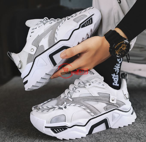 2020 New Men's Thick Sneakers Trendy Casual Shoes