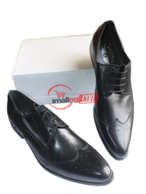 Quality Leather Shoe-Black.