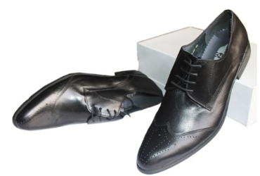 Quality Leather Shoe-Black.