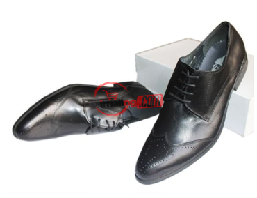 Quality Leather Shoe-Black.