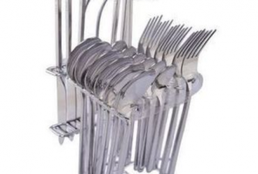 Stainless Table Spoons,Knives And Forks – 24pcs Set