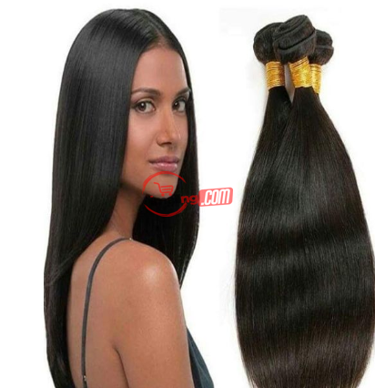 Silky Straight Indian Human Hair 3 Bundles For Full Hair Color Black