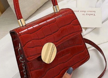 Trendy Ladies Leather Mini Top-Side Bag