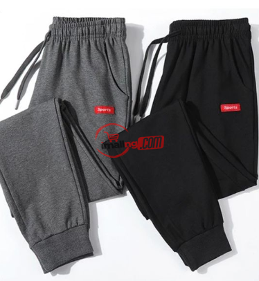 Jones Wears PACK OF TWO (2) SPORT JOGGERS PANT (BLACK, GREY)