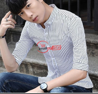 GREY Men's LONG Sleeves Shirts