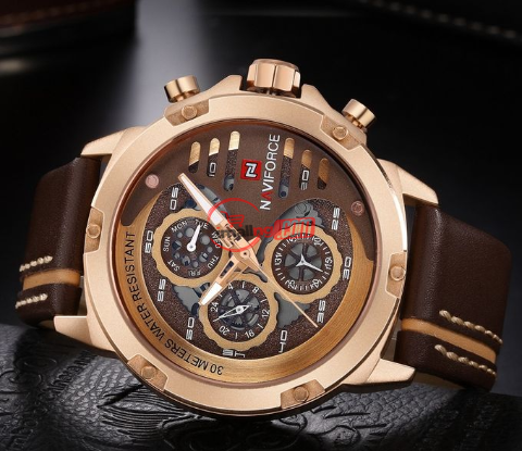 Naviforce Top Luxury Brand Watch Famous Fashion Sports Men Quartz Watches Mens