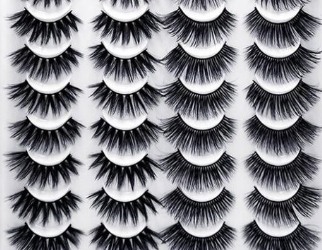 20 Pairs / Sets Of 6D Mink False Eyelashes Handmade