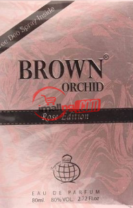 Fragrance World Brown Orchid Rose Edition With Free Spray Inside EDP 80ml Perfume…