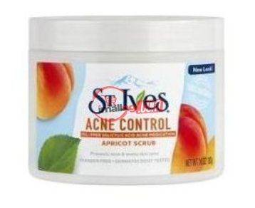 St Ives Acne Control Oil-Free Salicylic Acid Apricot Scrub.